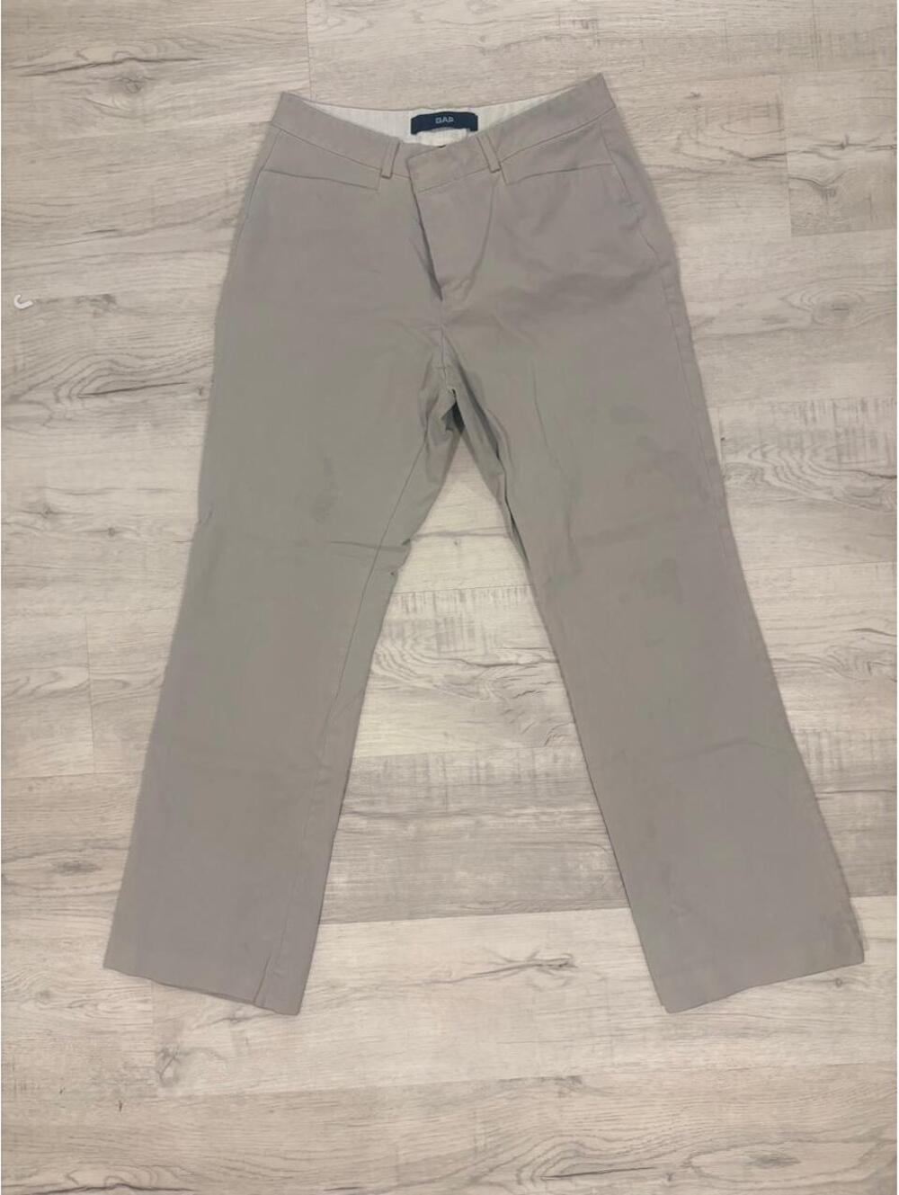 Gap Women's Grey and Tan Trousers